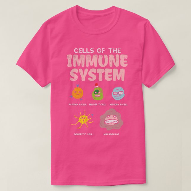 Immunsystemets celler t shirt (Design framsida)