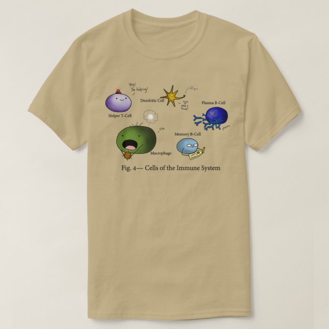 Immunsystemets celler  t shirt (Design framsida)