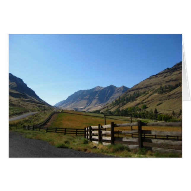 Imnaha Highway OBS Kort (Framsidan Horizontal)