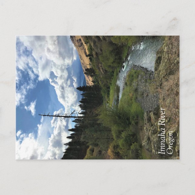 Imnaha River Oregon Vykort (Framsida)