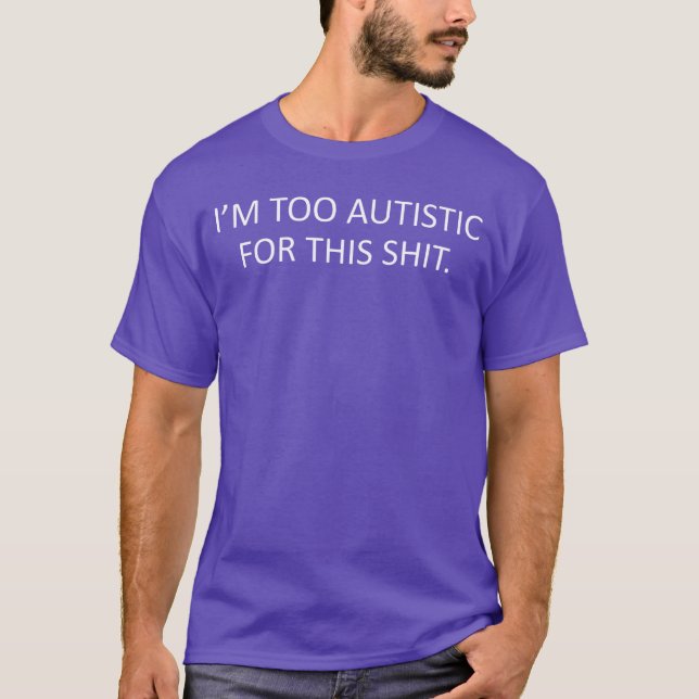 Imoo Autistic Forhis Neurodiversity Autismee famil T Shirt (Framsida)