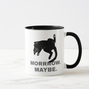 Imorgon, kanske en lustig katt mugg