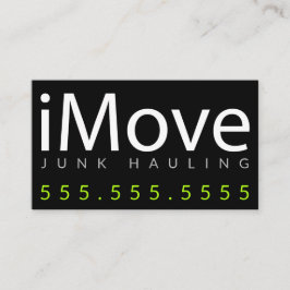 iMove. Hauling eller flyttande visitkort för skräp