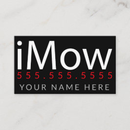 iMow. Att landskap för gräsmattaomsorg som är Visitkort