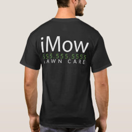 iMow. Gräsmattaomsorg. Landskap befordrings- Merch T-shirt