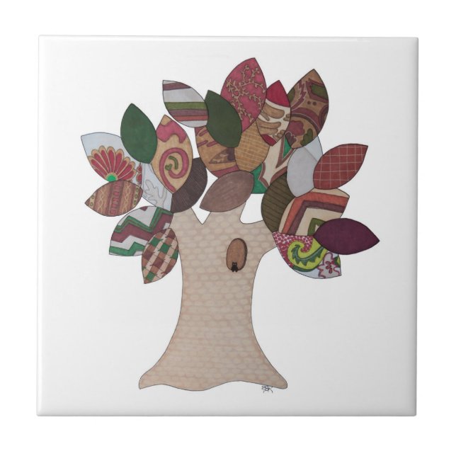 Imp Träd Ceramic Tile Kakelplatta (Framsidan)