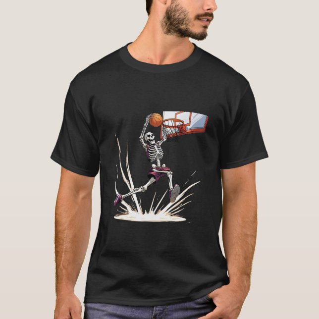 Impact Dunk Skeleton T Shirt (Framsida)
