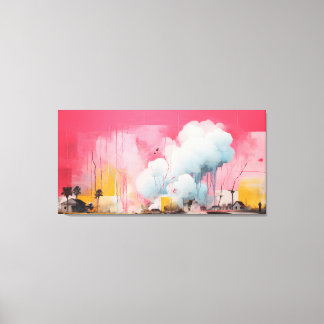 Impact No.06 - Abstract Patchwork Art Collection Canvastryck