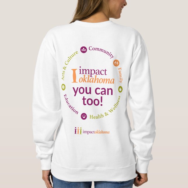 Impact Oklahoma Sweatshirt T Shirt (Baksida)