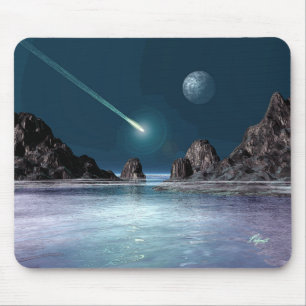 IMPACT Sci-Fi Retro Space Art Mousepad Musmatta