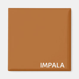 Impala brun färg namn magnet