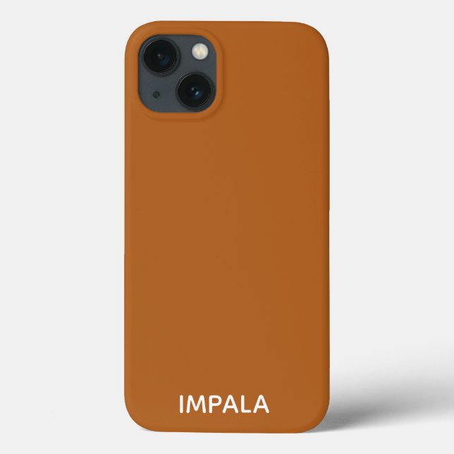 Impala bruna färg namn Fodral-Mate iphone case (Baksida)