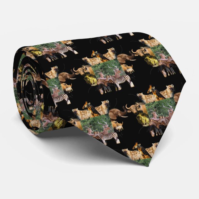 Impala Spegel Wildlife Ram Neck Tie Slips (Rullad)