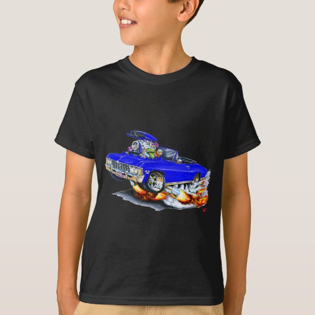 Impalablåttcabriolet 1965-66 t-shirt (Framsida)