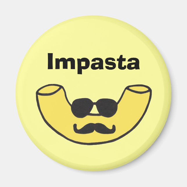 Impasta Macaroni Noodle Magnet (Framsidan)