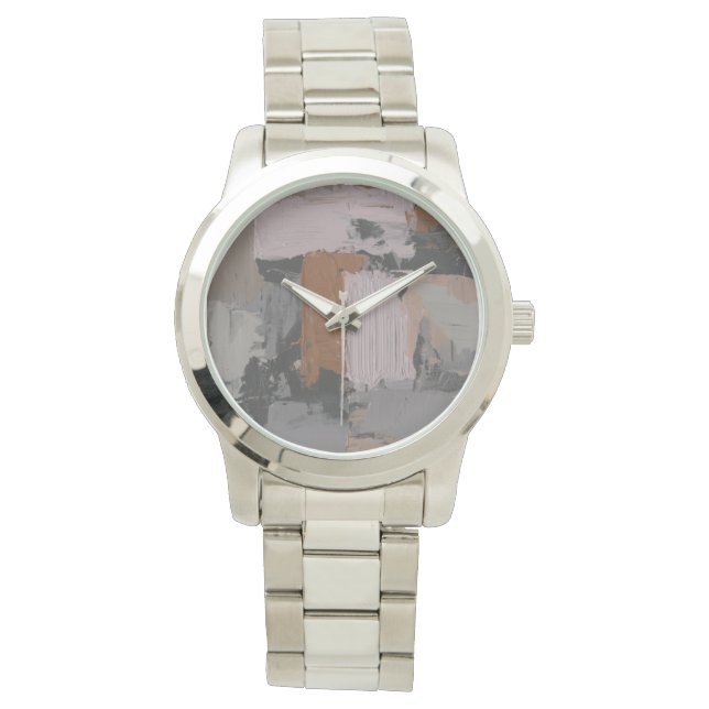 Impasto Abstrakt I Armbandsur (Framsida)