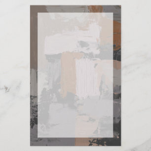 Impasto Abstrakt I Brevpapper