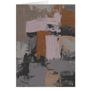 Impasto Abstrakt I Hälsningskort