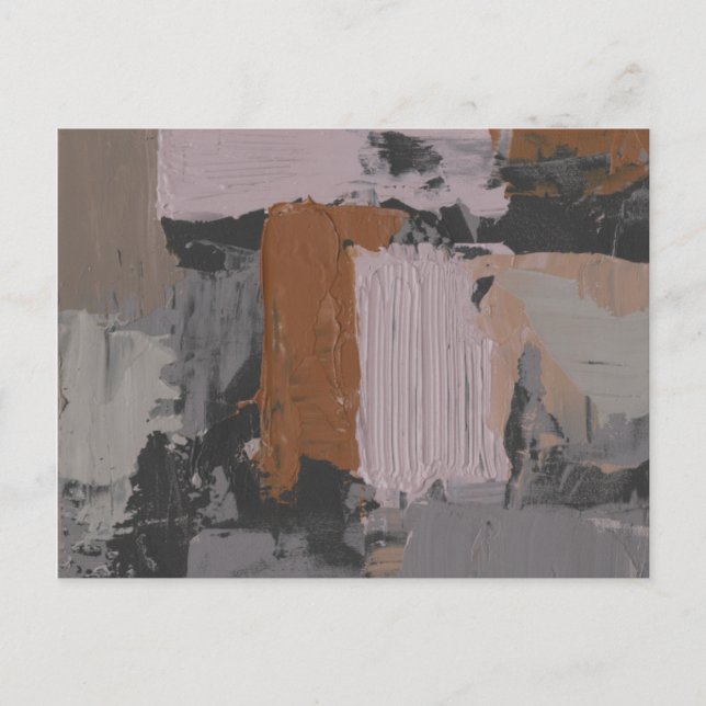 Impasto Abstrakt I Vykort (Framsida)