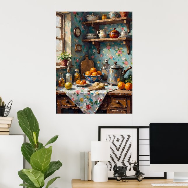 Impasto Kitchen Corner Poster (Hemmakontoret)