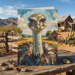 Impasto Struts på en Ranch Tänker på Dig Kort