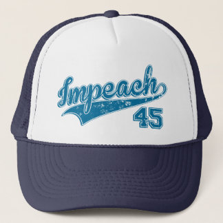 Impeach 45 politiskt Slogan Keps