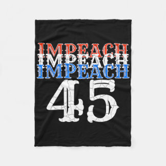 Impeach 45 Trumpmotstånd mot president Fleecefilt