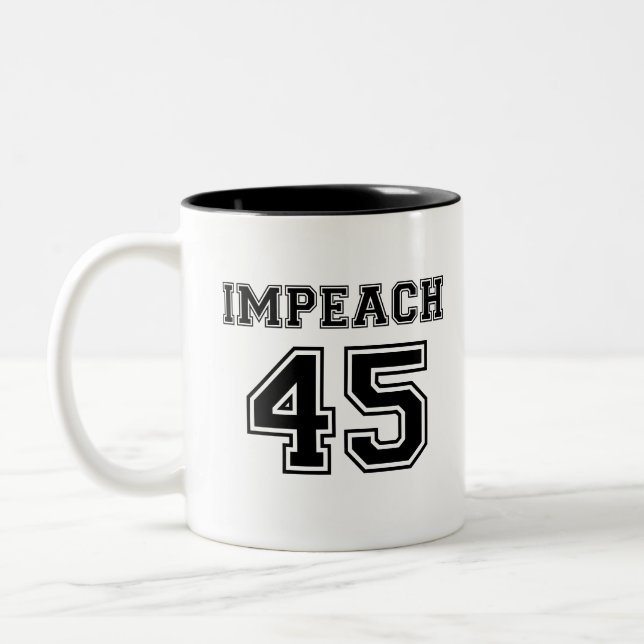 Impeach 45 Två-Tonad mugg (Vänster)