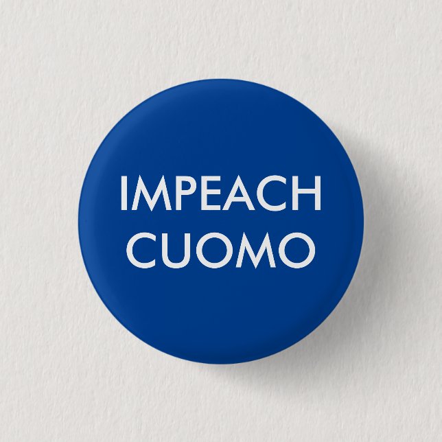 Impeach Andre Cuomo Pinback-knapp Knapp (Framsida)