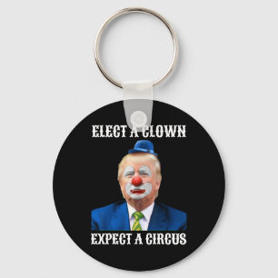 Impeach Anti-trump Välj en Clown Expect A Circus F Nyckelring