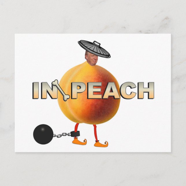 Impeach/antitrump. Vykort (Framsida)