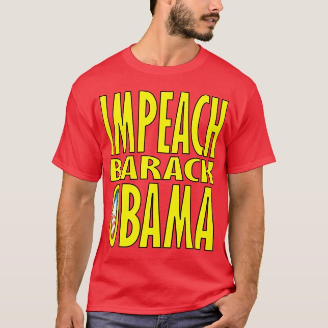 IMPEACH BARACK OBAMA T-SHIRT (Framsida)