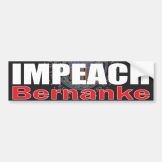 Impeach Bernanke Bildekal