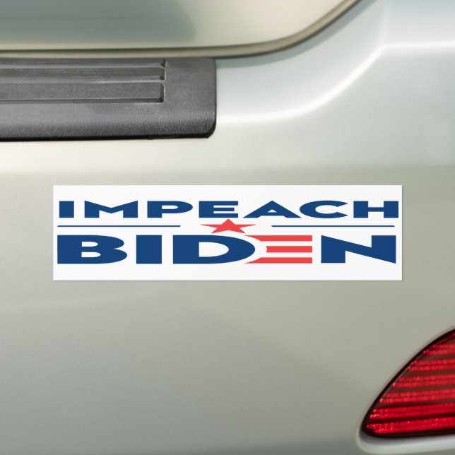 Impeach Biden Anti Joe Biden Bildekal (På Bil)