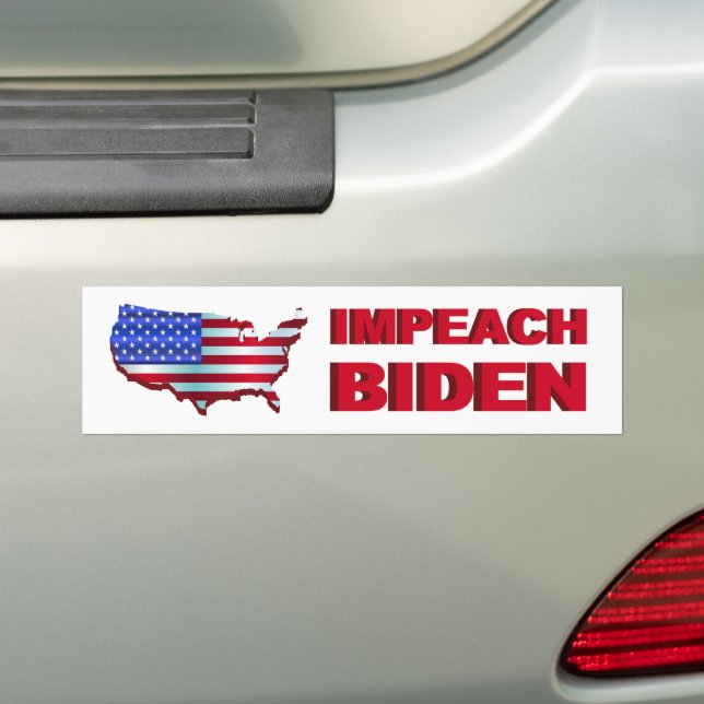 Impeach Biden Bildekal (På Bil)