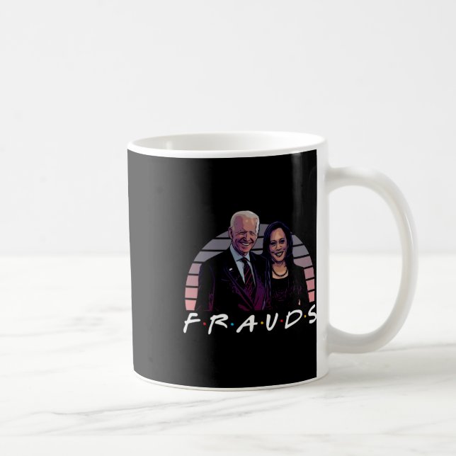Impeach Biden Harris Now Anti Joe Biden Kaffemugg (Höger)