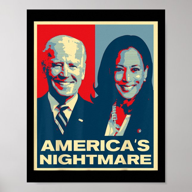 Impeach Biden Harris Now Anti Joe Biden Poster (Framsidan)