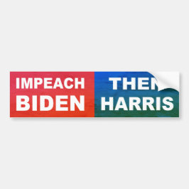 Impeach Biden Sen Harris Bildekal