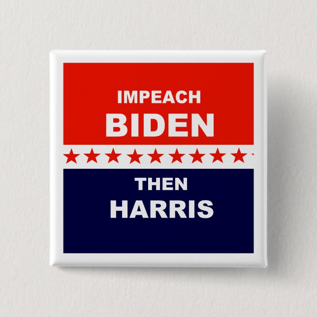 Impeach Biden Than Harris Knapp (Framsida)