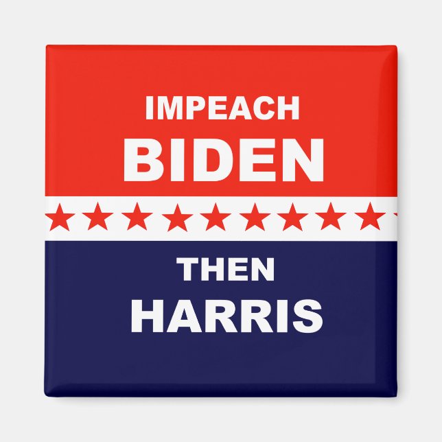 Impeach Biden Than Harris Magnet (Framsidan)