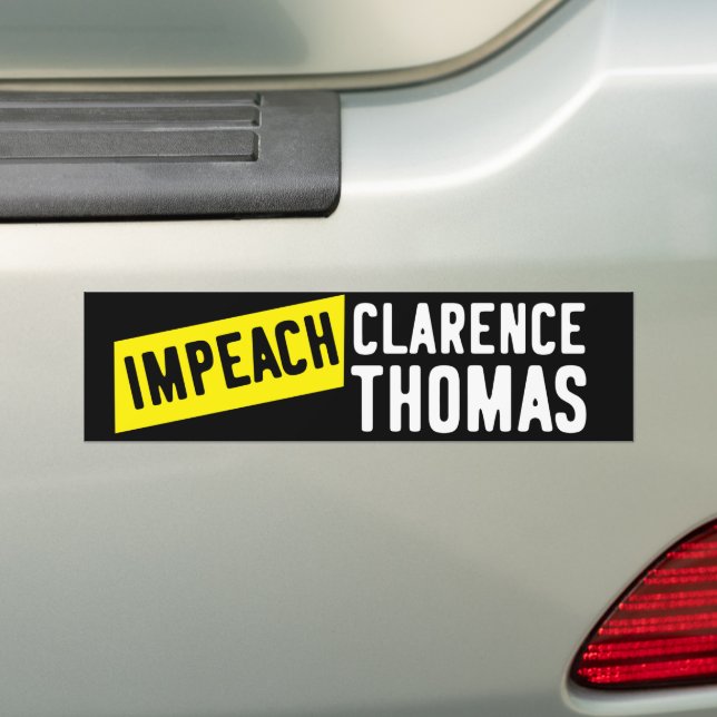 Impeach Clarence Thomas Bildekal (På Bil)