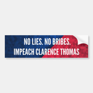 Impeach Clarence Thomas högsta domstol Bildekal
