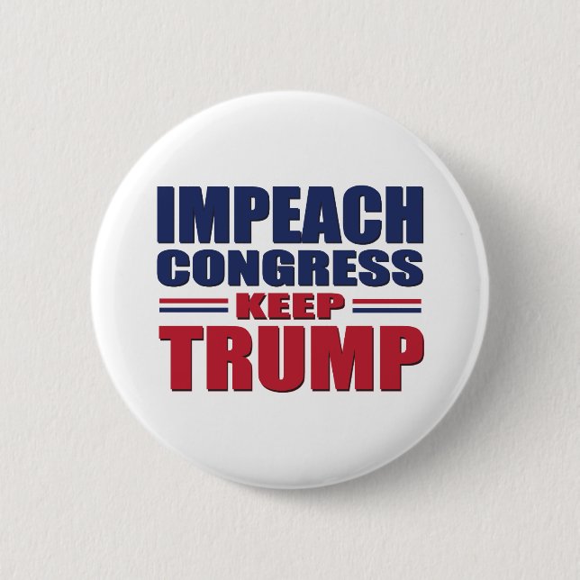 Impeach-Congress-Behålla-Trump Knapp (Framsida)