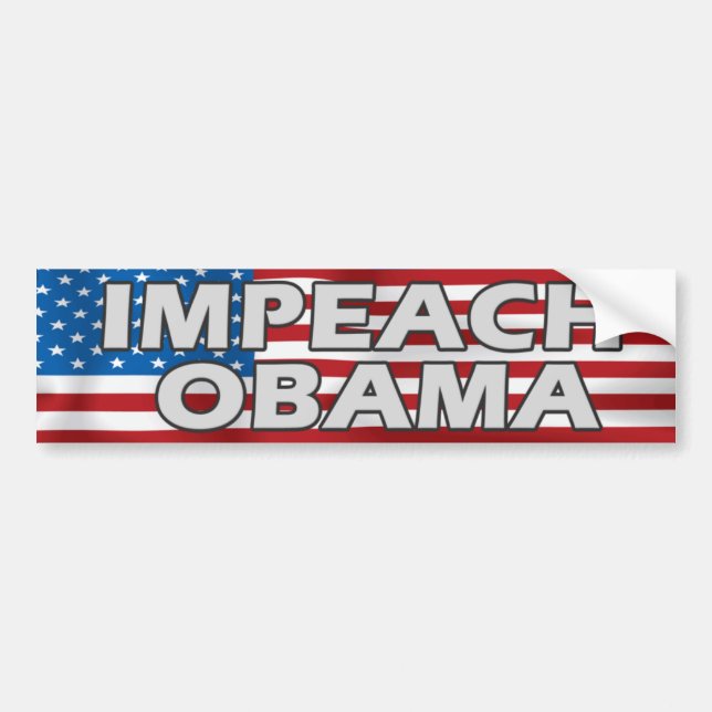 Impeach den Obama bildekalet Bildekal (Framsidan)