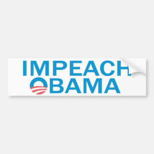 Impeach den Obama bildekalet Bildekal