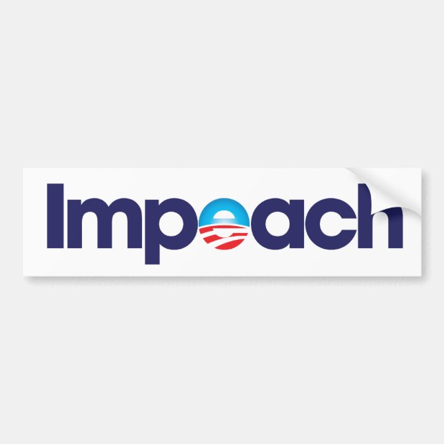 Impeach den Obama bildekalet Bildekal (Framsidan)