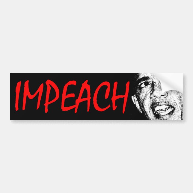 Impeach den Obama bildekalet Bildekal (Framsidan)