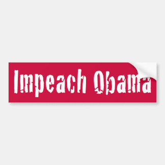 Impeach den Obama bildekalet Bildekal