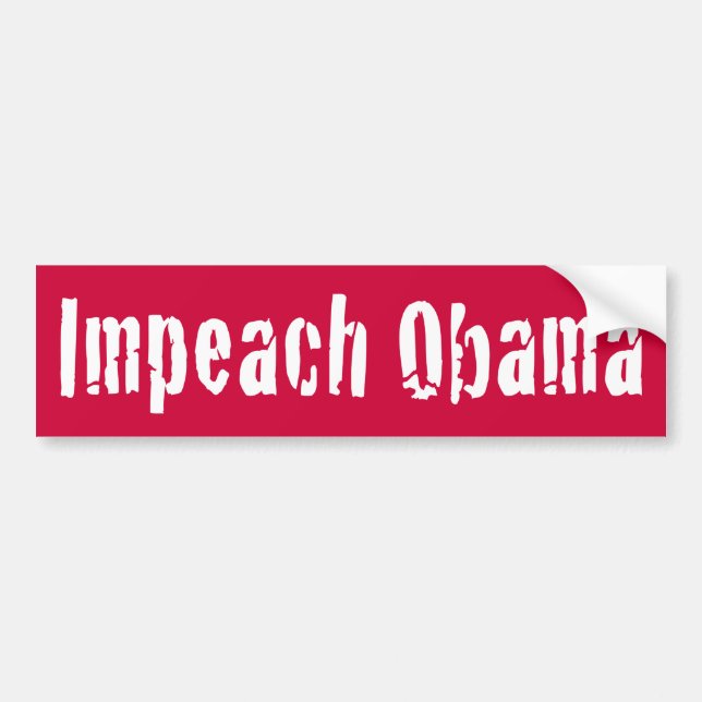 Impeach den Obama bildekalet Bildekal (Framsidan)
