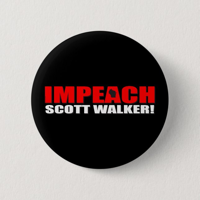 Impeach den Scott fotgängare Knapp (Framsida)